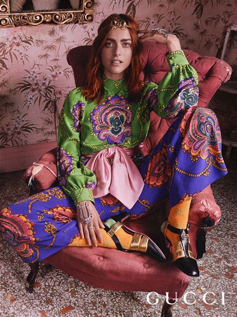 miriam leone gucci|Roman Rhapsody: the Cruise 2018 campaign. .